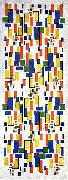 Theo van Doesburg Colour design for a chimney France oil painting artist